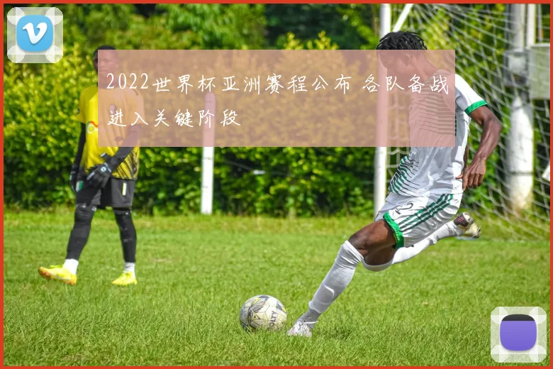 2022世界杯亚洲赛程公布 各队备战进入关键阶段